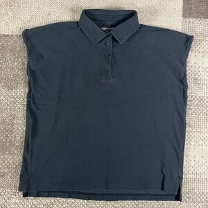 Figs Top Womens XS Black Tailored Scrub Cotton Sleeveless W22WW1009 PO 3174